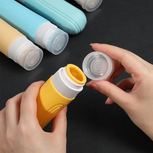 Travel Bottles 5 Pack, 3oz TSA Approved Leakproof Toiletry Containers