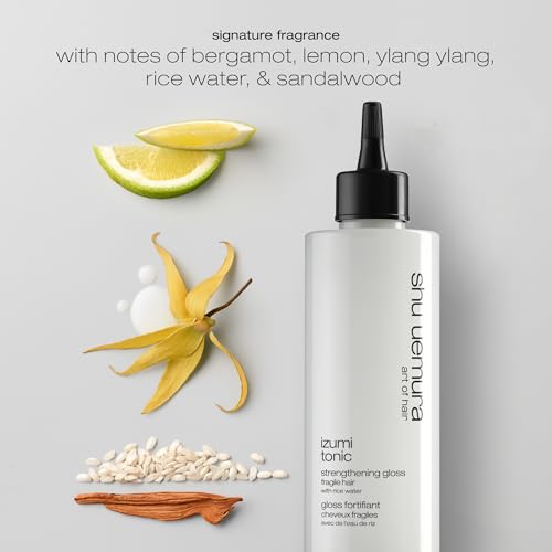 Izumi Tonic Strengthening Gloss - Reduces Breakage and Adds Shine, Nourishes with Japanese Rice Water