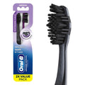 Oral-B 3D White Charcoal Manual Toothbrush 2-Pack, Medium