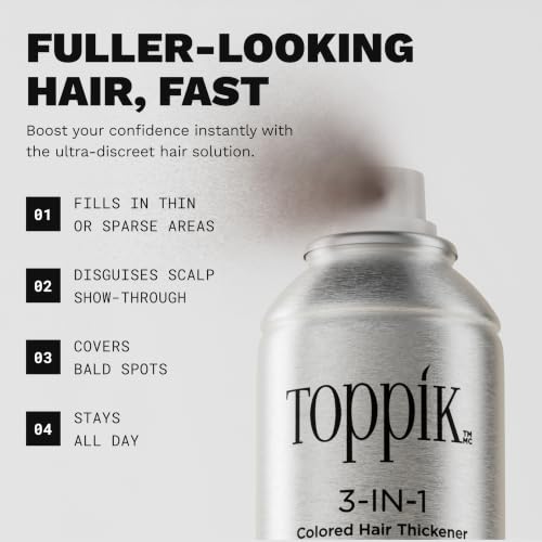 Toppik Colored Hair Thickener Spray - 5.1 oz