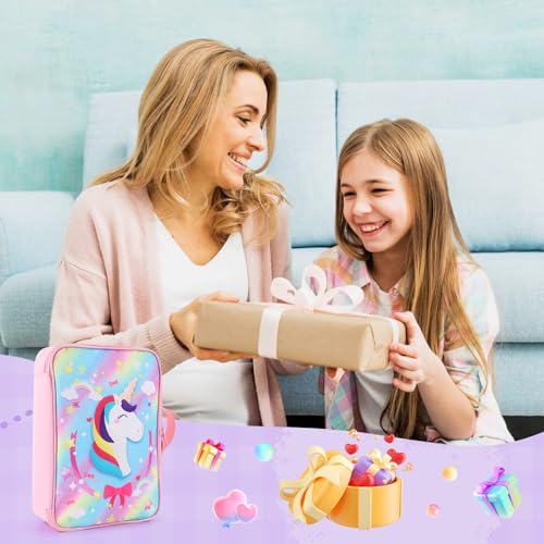 Pink Unicorn Bow Organizer for Girls Hair Clips