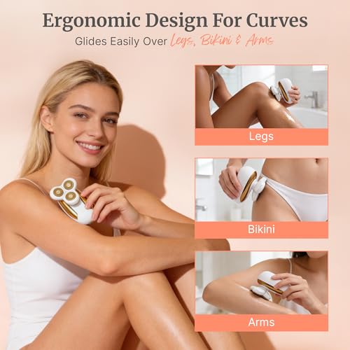 LuxePro Women's Electric Body Shaver for Sensitive Skin - Groomie