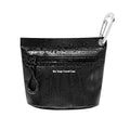 Travel Soap Container Bag with Waterproof Zipper and Carabiner Clip Waterproof and Leak Proof Soap Travel Case Travel Accessories (Black)