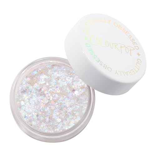 ColourPop Glitterally Obsessed Body Glitter Gel - Multi-Colored Glitter Makeup Made with an Adhesive Gel Formula - Easy to Use & Mess Free - Disco Lady (0.06 oz)