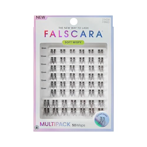 Falscara Soft Wispy Lash Clusters 8mm-14mm - 50 Reusable