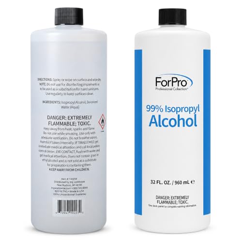 ForPro 99% Isopropyl Alcohol (IPA) – 32 Fl Oz, Pure & Unadulterated