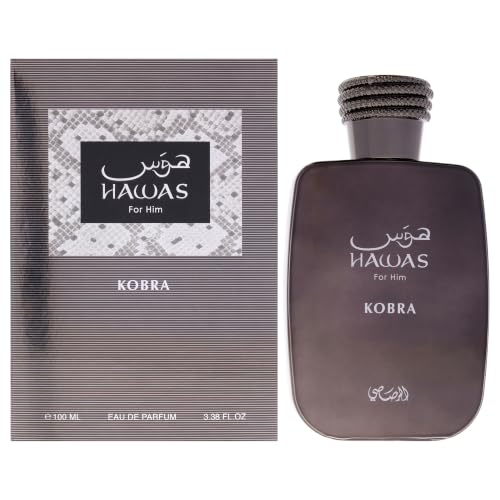 RASASI Hawas Kobra Eau de Parfum for Men, 3.38 oz
