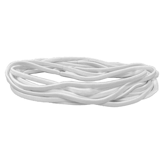 12 Extra Large Hair Ties for Dreadlocks and Thick Hair, Long and Oversized (White)