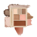 Joocyee 6-Color 5-in-1 Face Palette Coffee Look - Travel-Ready Lookbook