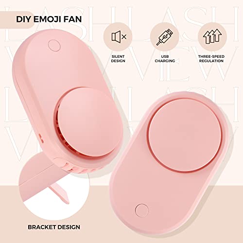 LASHVIEW Lash Kit for Beginners 338pcs Lash Extension Kit Professional Mannequin Head With 7 Pairs Replaced Eyelids Silicone Training Set Include Mini Fan Dryer Makeup Natural Skin Color