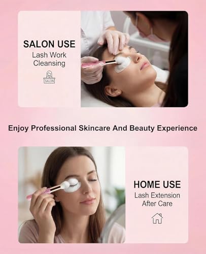 MERETON 5-in-1 Lash Shampoo Kit for Extensions with Brush & Rinse Bottle