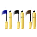 Vegan Black & brown & Blue Mascara for Sensitive Eyes, Natural Hypoallergenic mascara, Natural Looking, Cruelty Free, Ophthalmologist Tested- By Gaya cosmetics