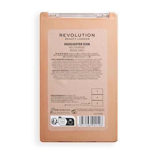 Revolution Highlight Icon Palette - Cream Powder Shimmer