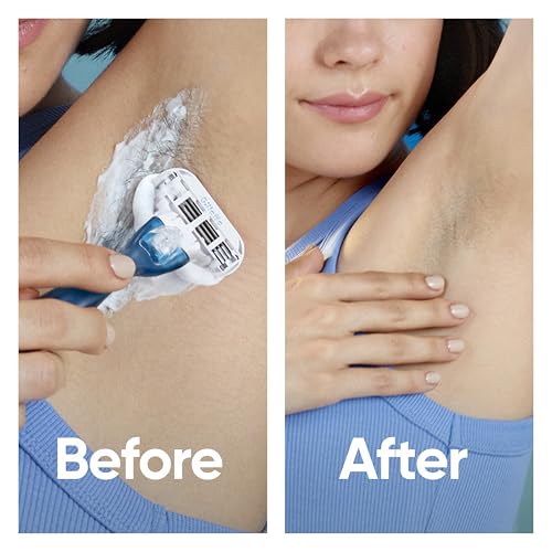 Venus Women's 3-Blade Razor Refills - 4 Count for Smooth Shaving