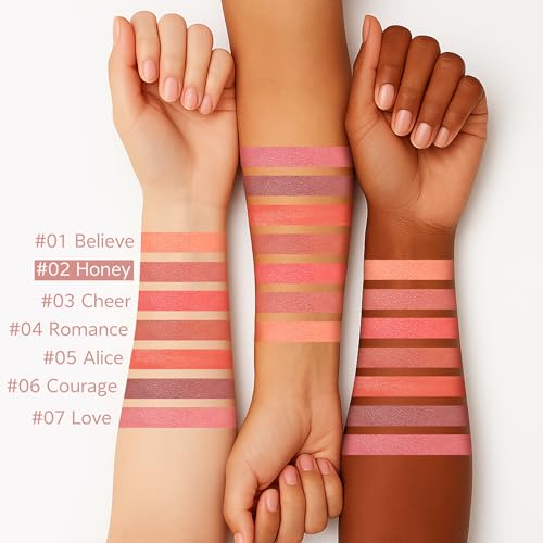 FV Liquid Blush Cream Cheek Tint - 12-Hour Wear, Buildable (Honey)