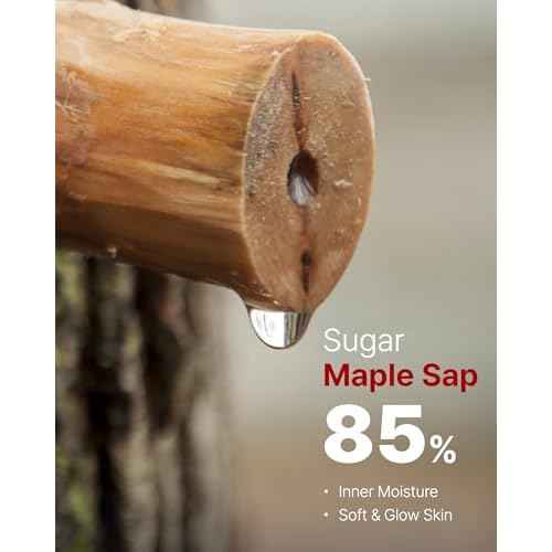 MAY COOP Raw Cream Skin Face Toner ? 2-in-1 Toner & Moisturizer with 85% Maple Sap for Deep Hydration, Softening & Nourishing - Korean Skincare, Vegan Clean Beauty, 3.71 fl.oz.