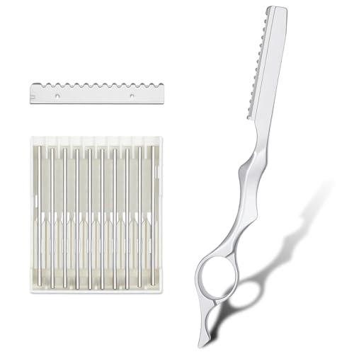 Hair Thinning Razor Kit 6.9" - 10 Replacement Blades