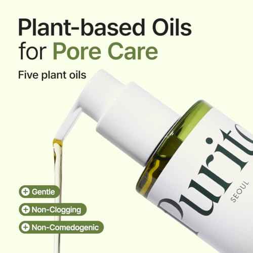 PURITO From Green Cleansing Oil, Fragrance-Free Makeup Remover for Face & Eyes, Gentle Vegan Oil Cleanser for Sunscreen & Waterproof Makeup, Cruelty-Free Korean Skin Care, 6.76 fl.oz / 200ml