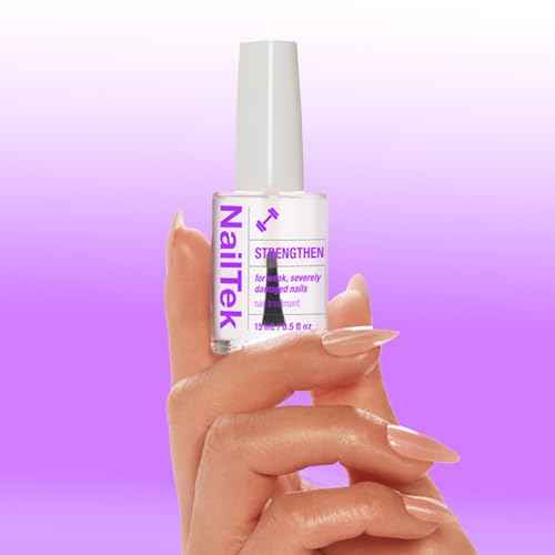 Nail Tek Formula 4 Xtra Nail Strengthener Polish ? Protein-Enriched Repair Treatment for Weak & Damaged Nails, 0.5 fl oz