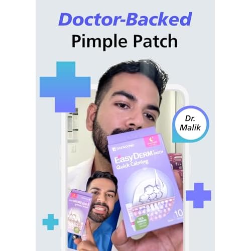 EasyDerm 3-Type Pimple Patches Gift Set, Acne care soluution, Korean Spot Patch to Cover Zits¤ÓQuick Calming(10ea) + Relief(42ea) + Beauty Patches(42ea)¤ÓTrendy Teen girl gifts Back to School MUST HAVE