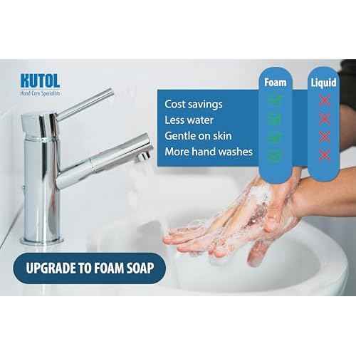 Health Guard 21314 Foaming Advanced Antibacterial Hand Soap, 950 mL Clean Shape Pump Bottle, Amber with Citrus Spice Scent (Pack of 4)