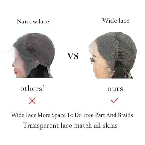 SENSAIRUITE Highlight Ombre Lace Front Wigs Human Hair Pre Plucked 180% Density 13x4 Body Wave Frontal Wigs Human Hair for Black Women 18 Inches