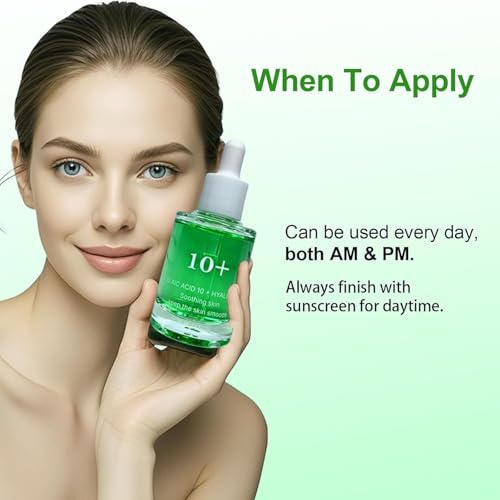 Azelaic Acid 10% Face Serum,Facial Serum for Sensitive Skin, Hyaluronic Acid, Niacinamide (30ml/1.01 fl oz.)