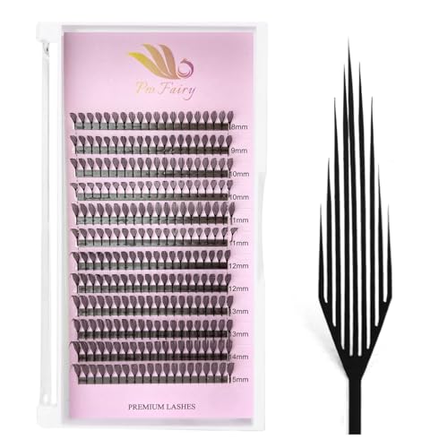 Pro Fairy Spire Lash Extensions - Premade Volume Lashes 0.07D