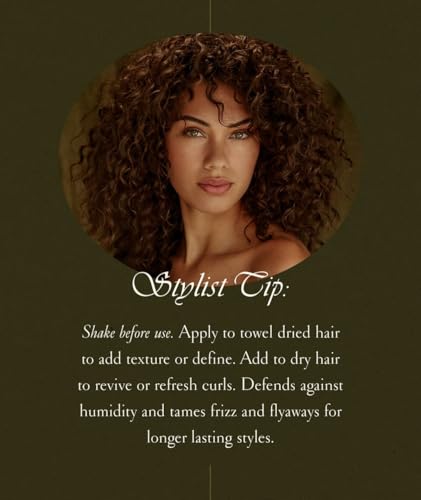ARETÉ Curl Contour Texture Spray - Frizz Control & Curl Activator, 3.9 oz