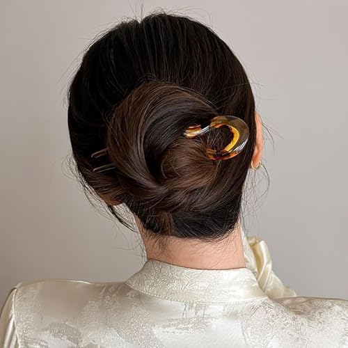 4Pcs U Shaped French Hair Pins for Updos and Buns - KAICCOSO