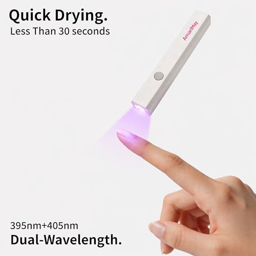 Portable Cordless UV Nail Lamp with Timer for Gel Nails