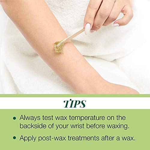 Clean + Easy Azulene Sensitive Soft Wax ? Wax for Sensitive Skin Hair Removal, Gentle & Soothing Formula for Face & Body, 14 oz