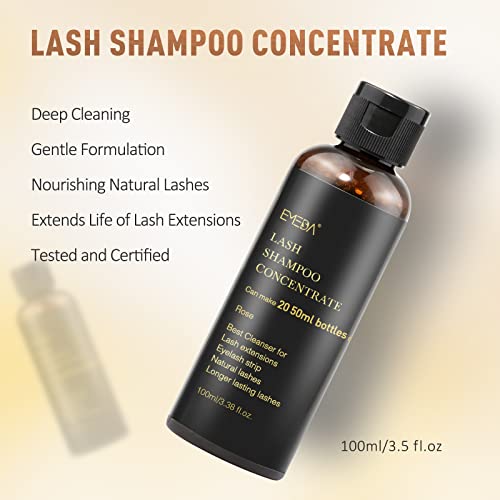 EMEDA Lash Shampoo Concentrate - Makes 20 Bottles with Brush
