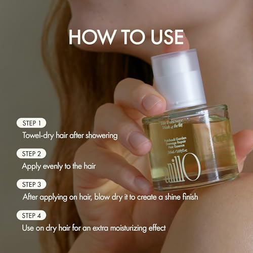 Anillo Protein Hair Serum Patchouli Garden Oil for Damaged Hair 1.69 fl oz
