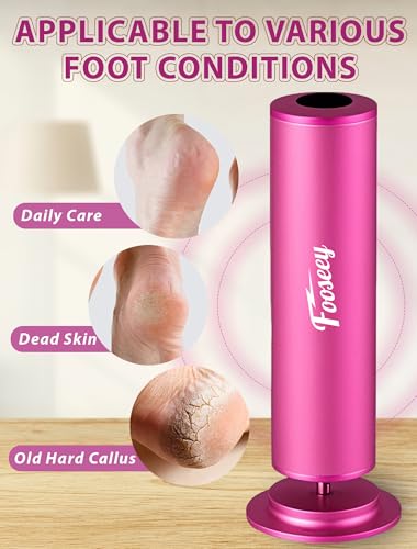 Electric Foot File Callus Remover with 60 Sandpaper Discs