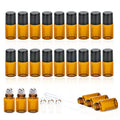 2ml Roller Bottles for Essential Oils, 24-Pack Glass Roll-On