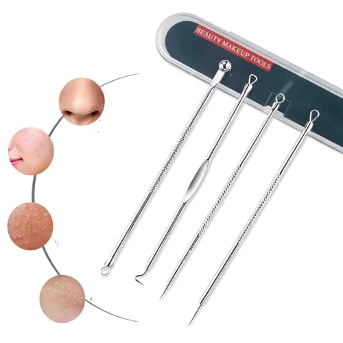 Blackhead Remover Pimple Extractor Tool Kit for Acne & Blemish Removal