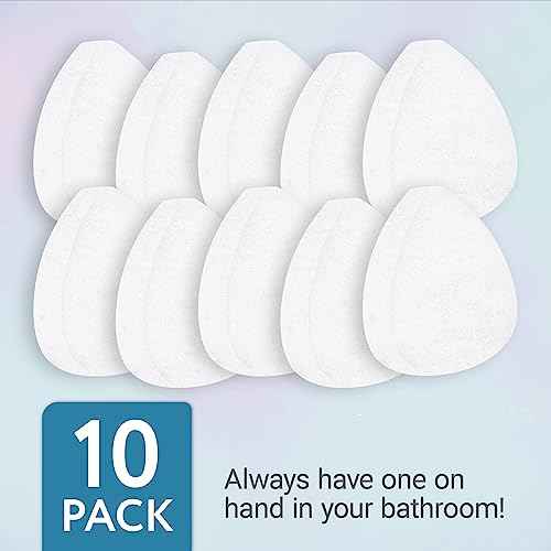 IMPRESA Facial Exfoliating Pads - Deep Cleansing Facial Sponges - Daily Exfoliation Face Scrubbers - Extra Thick Face Sponge - White, Pack of 10
