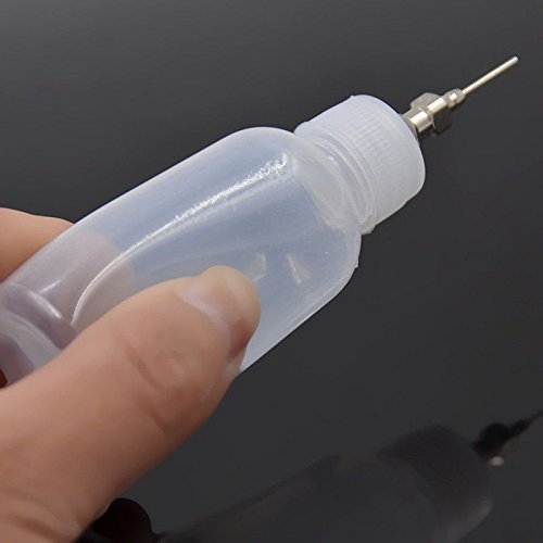 Henna Applicator Bottle 1oz with 4 Stainless Steel Tips