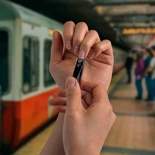 Nail Clippers Set 6 -Pack - Includes Toenail Clippers, Fingernail Clippers, and Finger Nail Clippers for Adults ? Mens Stocking Stuffers for Men and Women, Toe Nail and Fingernail Clipper Kit