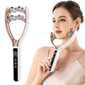 Face Massager Tool with 3D Roller, Facial Sculpting Tool, V Roller Face Lift Device with 3 Adjustable Settings for Home & Travel Use, Gentle Contouring & Skincare Absorption