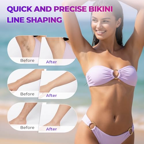 4-in-1 Electric Bikini Trimmer for Women, Wet & Dry Personal Grooming