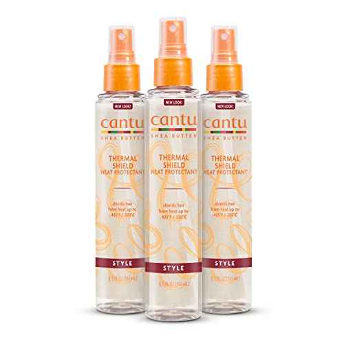 Cantu Thermal Shield Heat Protectant with Shea Butter, 5.1 fl oz (Pack of 3)