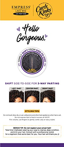 Sensationnel Synthetic Lace Front Wig Empress Edge Curls Kinks & Co The Show Stopper (F4/30)