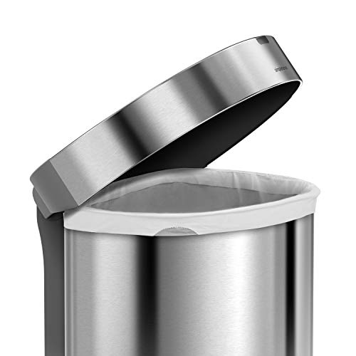 simplehuman 45L Semi-Round Automatic Sensor Trash Can
