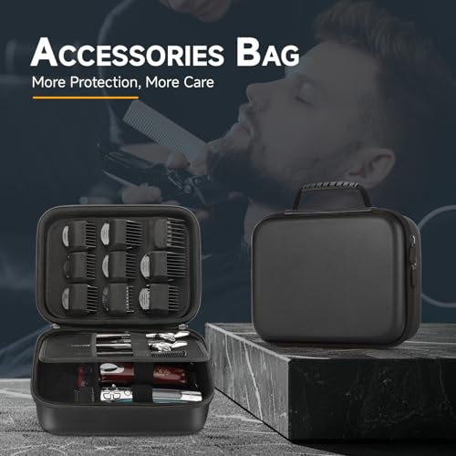 Hard EVA Barber Clipper Case with Organizer & Accessories Holder