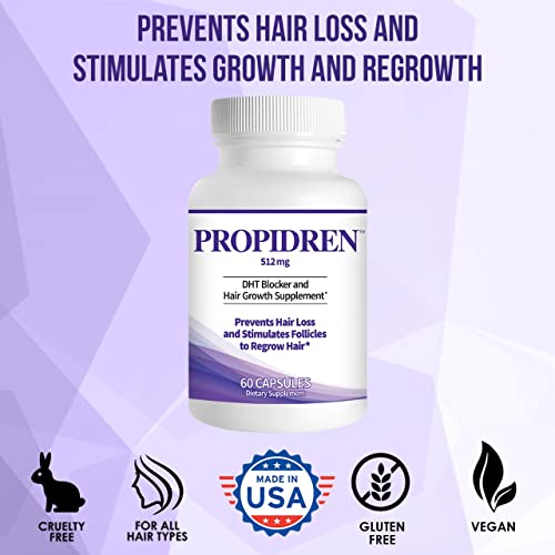 Propidren DHT Blocker Hair Growth Pills for Men & Women