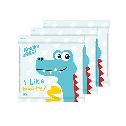 KMAKII 12 Pack Disposable Bath Towels White Soft Bath Bath Wipes Portable and Breathable Thick Bath Cloths for Travel Hotel Business Trip Size: 55"X28"