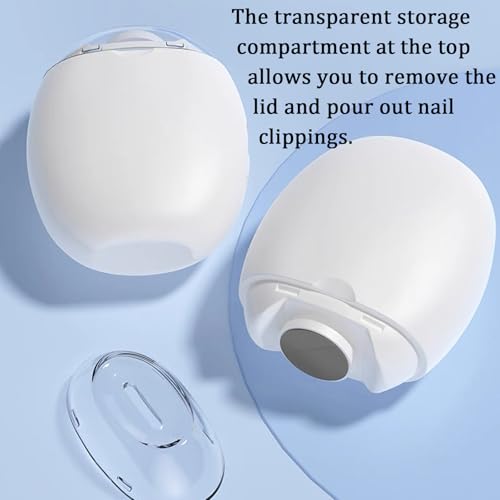 Electric Nail Clipper with LED Light & 3 Speeds