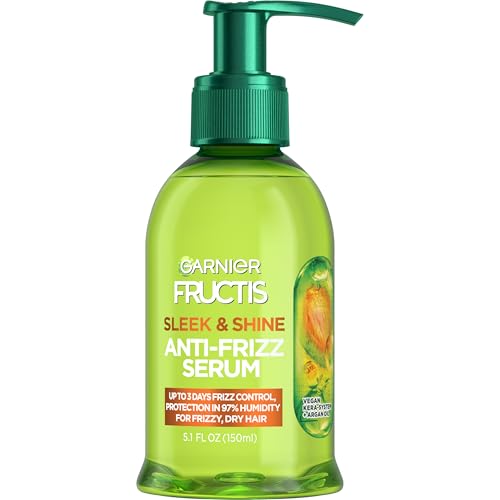 Garnier Fructis Sleek & Shine Anti-Frizz Serum with Argan Oil - 5.1 Fl Oz